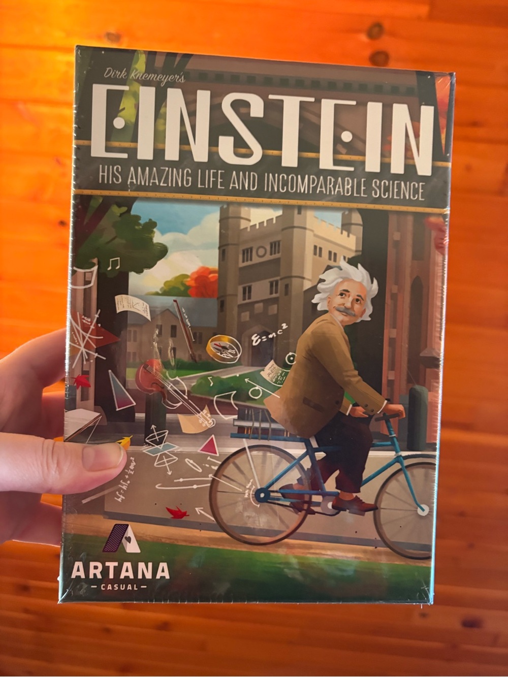 Einstein his amazing life and incomparable science board game new